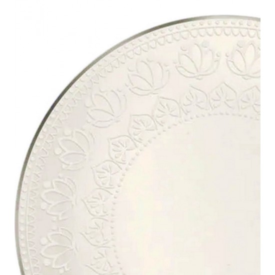 Prato 20,5cm Sobremesa Cerâmica Harmony